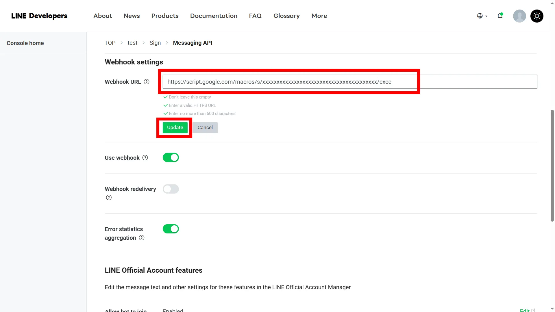appscript-linebot Step1